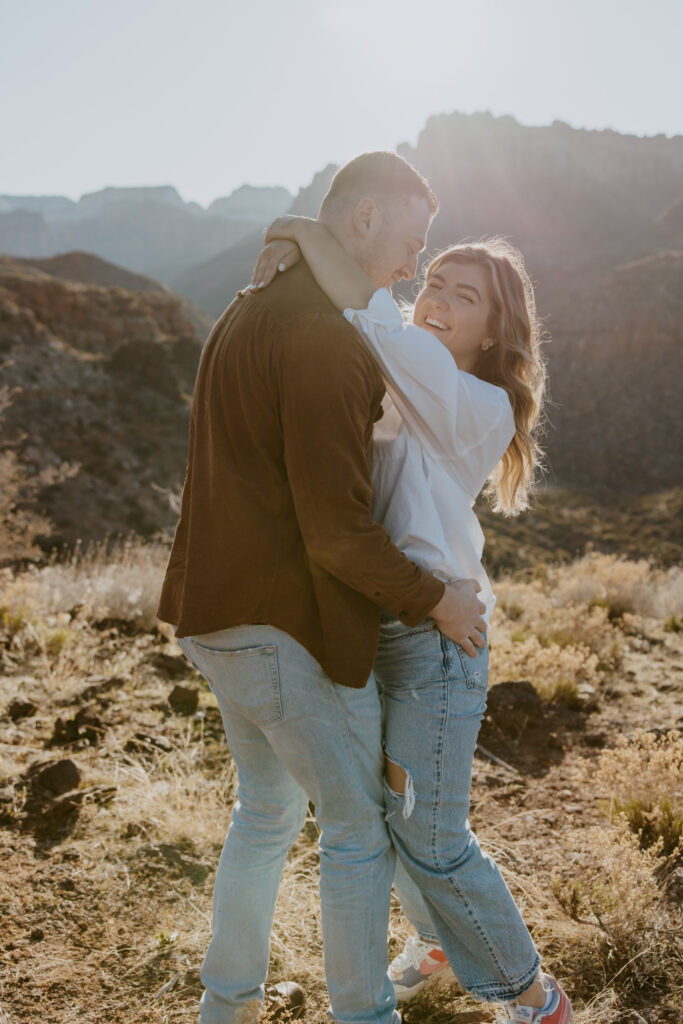 Eric and Diana | Zion National Park Proposal | Southern Utah Wedding and Elopement Photographer, Emily Dawn Photo