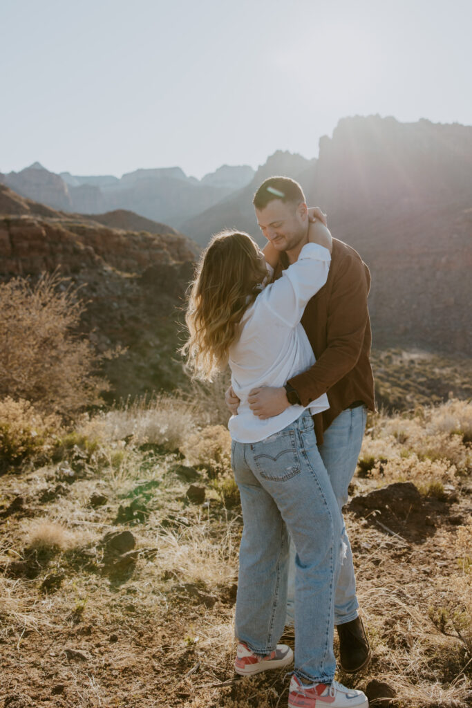 Eric and Diana | Zion National Park Proposal | Southern Utah Wedding and Elopement Photographer, Emily Dawn Photo