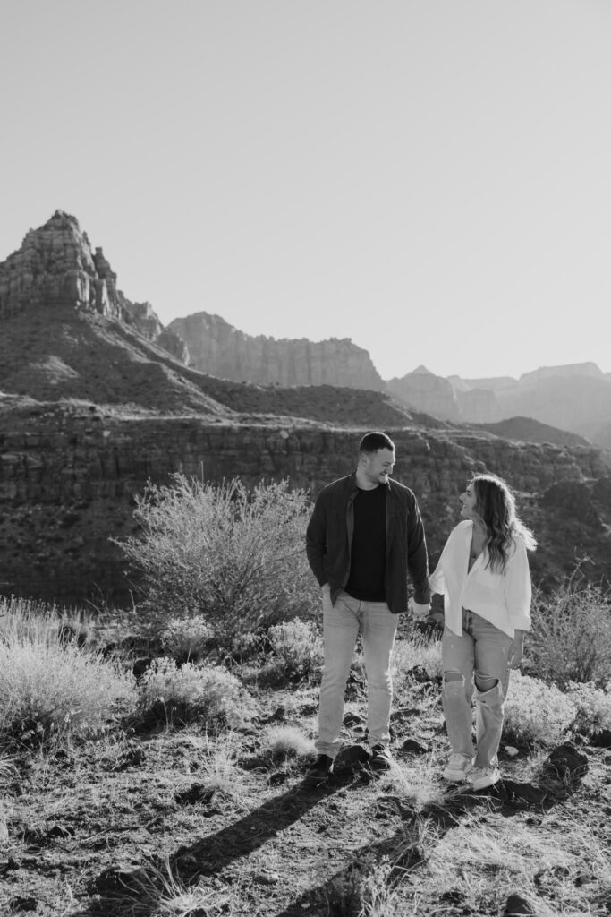 Eric and Diana | Zion National Park Proposal | Southern Utah Wedding and Elopement Photographer, Emily Dawn Photo