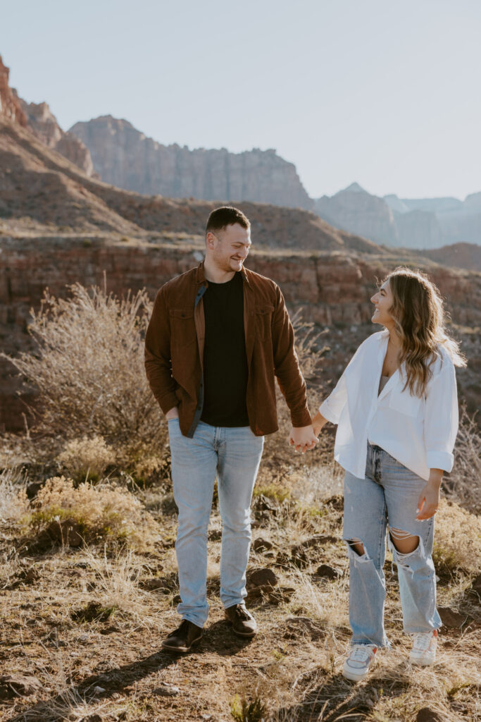 Eric and Diana | Zion National Park Proposal | Southern Utah Wedding and Elopement Photographer, Emily Dawn Photo