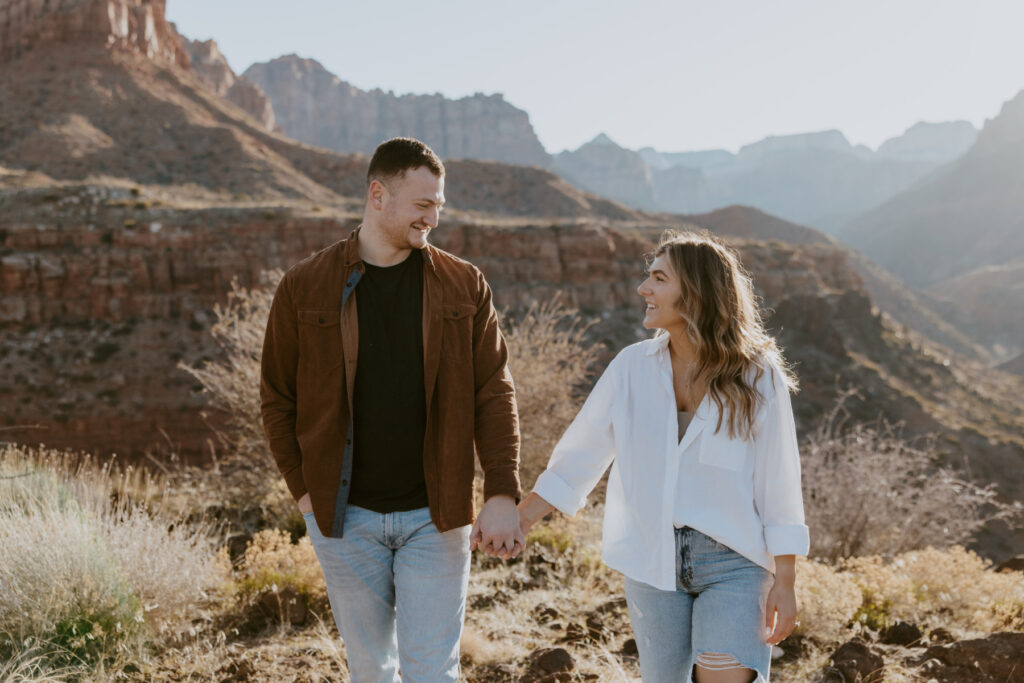 Eric and Diana | Zion National Park Proposal | Southern Utah Wedding and Elopement Photographer, Emily Dawn Photo