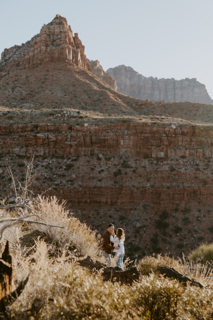 Eric and Diana | Zion National Park Proposal | Southern Utah Wedding and Elopement Photographer, Emily Dawn Photo