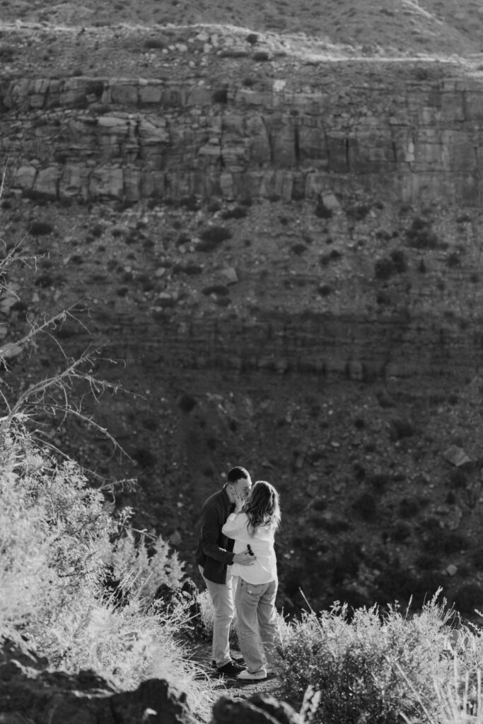 Eric and Diana | Zion National Park Proposal | Southern Utah Wedding and Elopement Photographer, Emily Dawn Photo