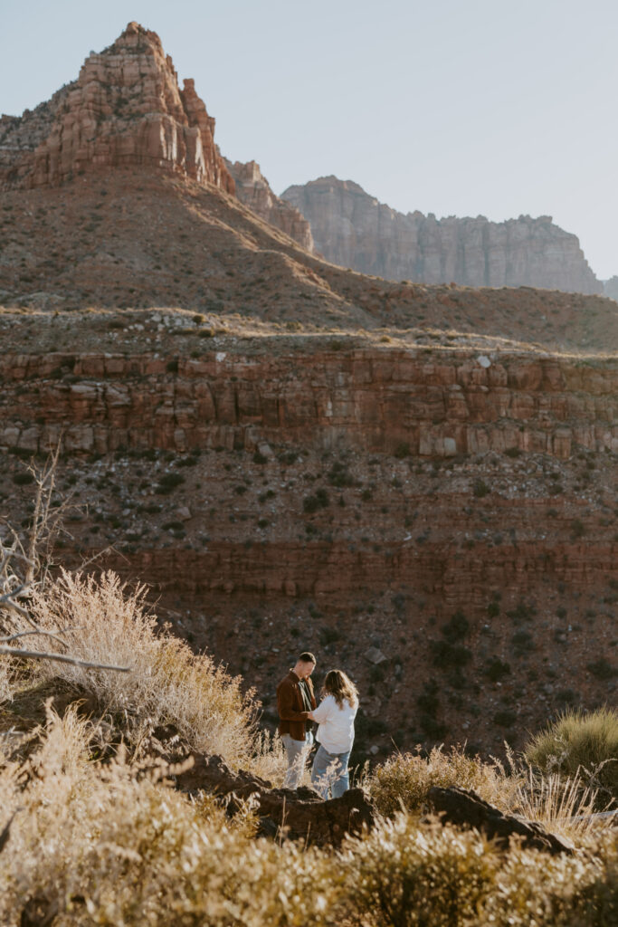 Eric and Diana | Zion National Park Proposal | Southern Utah Wedding and Elopement Photographer, Emily Dawn Photo