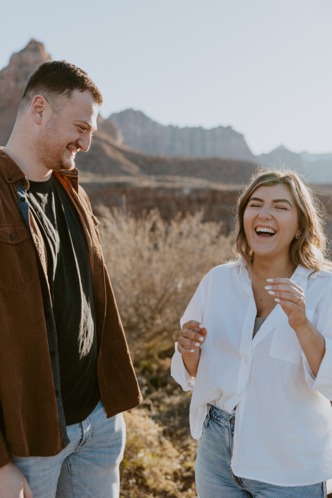 Eric and Diana | Zion National Park Proposal | Southern Utah Wedding and Elopement Photographer, Emily Dawn Photo