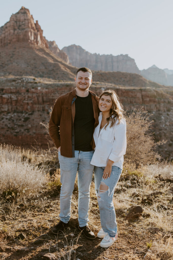 Eric and Diana | Zion National Park Proposal | Southern Utah Wedding and Elopement Photographer, Emily Dawn Photo