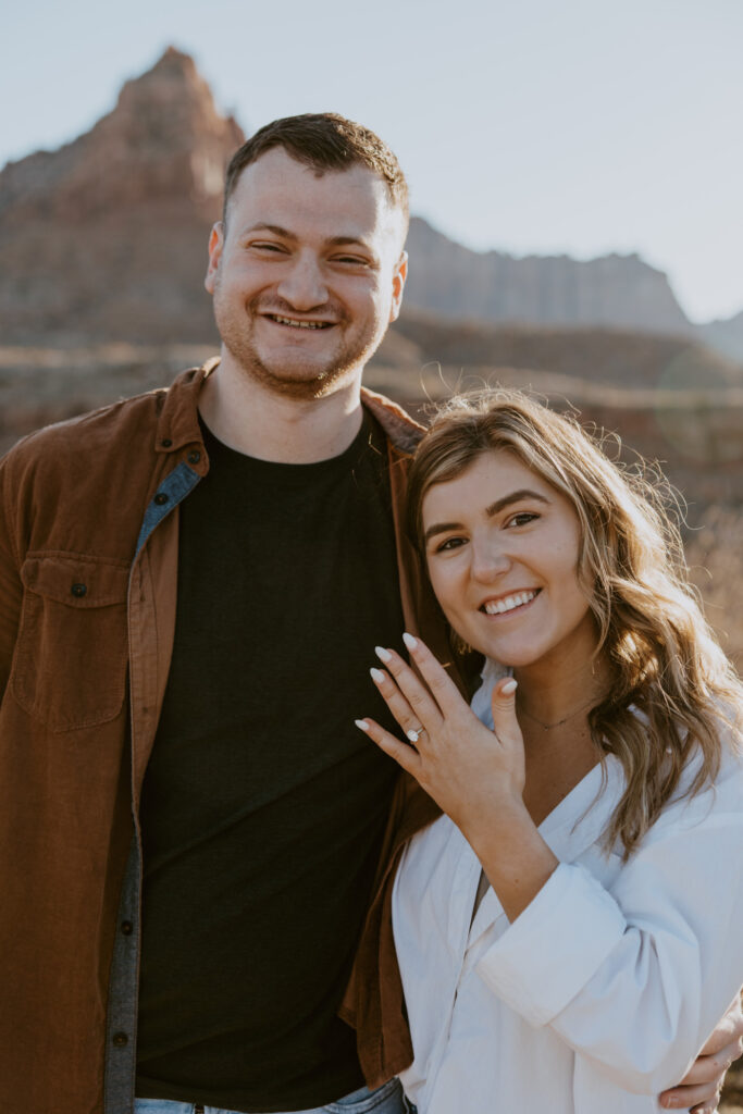 Eric and Diana | Zion National Park Proposal | Southern Utah Wedding and Elopement Photographer, Emily Dawn Photo