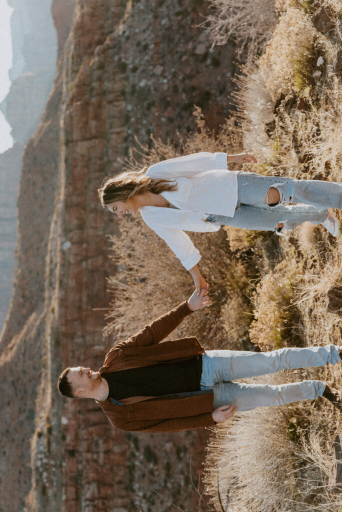 Eric and Diana | Zion National Park Proposal | Southern Utah Wedding and Elopement Photographer, Emily Dawn Photo