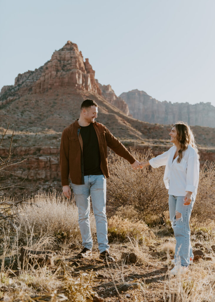 Eric and Diana | Zion National Park Proposal | Southern Utah Wedding and Elopement Photographer, Emily Dawn Photo