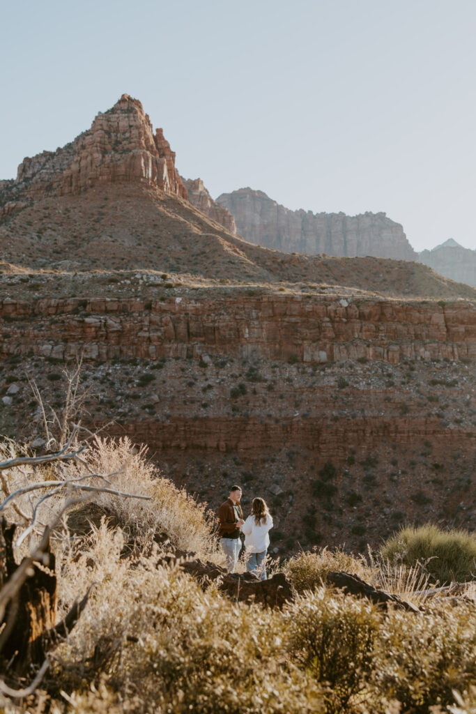 Eric and Diana | Zion National Park Proposal | Southern Utah Wedding and Elopement Photographer, Emily Dawn Photo