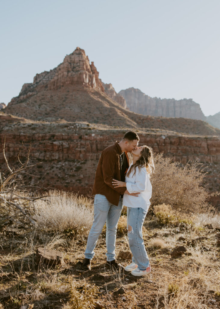 Eric and Diana | Zion National Park Proposal | Southern Utah Wedding and Elopement Photographer, Emily Dawn Photo