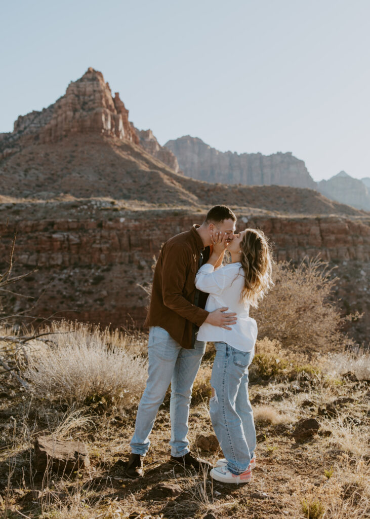 Eric and Diana | Zion National Park Proposal | Southern Utah Wedding and Elopement Photographer, Emily Dawn Photo