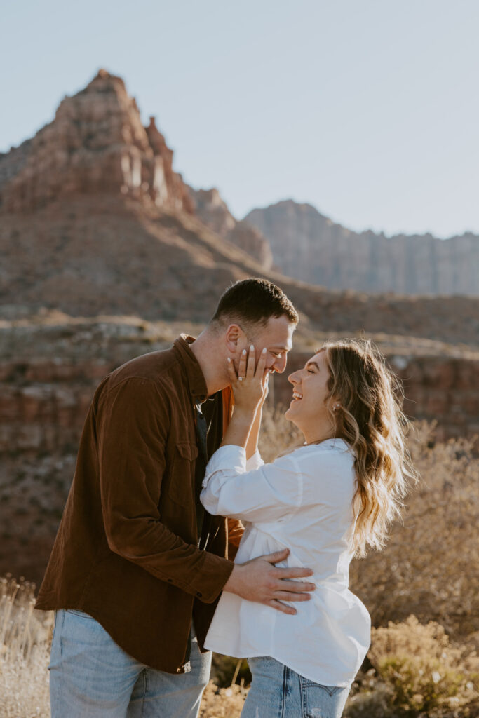 Eric and Diana | Zion National Park Proposal | Southern Utah Wedding and Elopement Photographer, Emily Dawn Photo