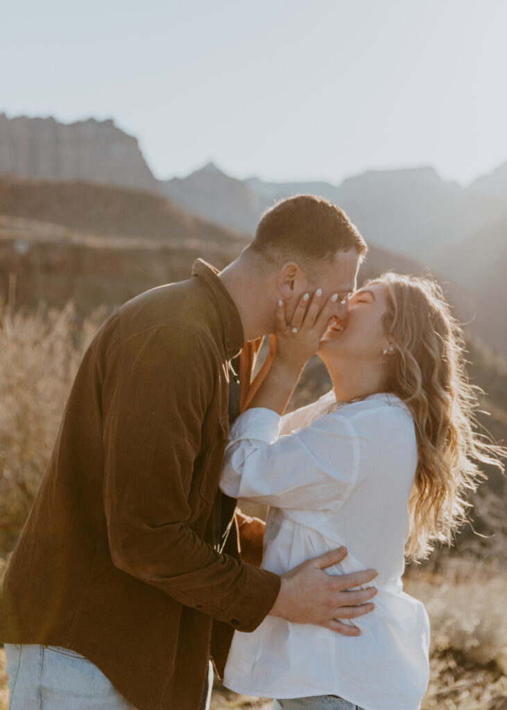 Eric and Diana | Zion National Park Proposal | Southern Utah Wedding and Elopement Photographer, Emily Dawn Photo