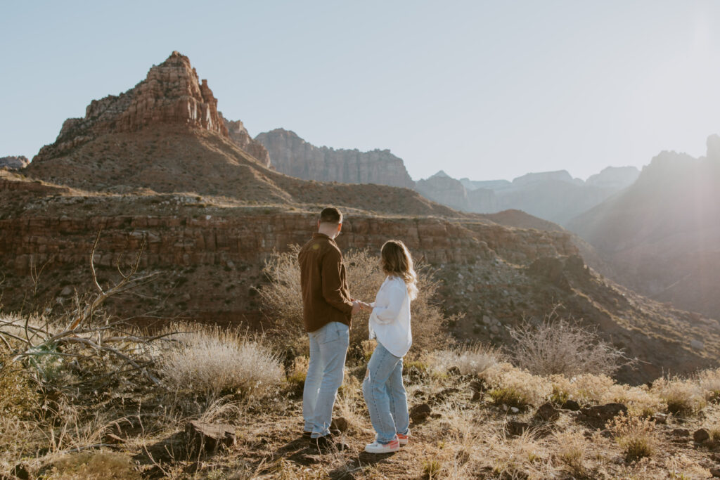 Eric and Diana | Zion National Park Proposal | Southern Utah Wedding and Elopement Photographer, Emily Dawn Photo