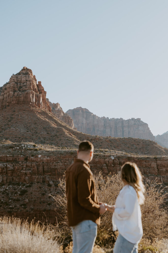 Eric and Diana | Zion National Park Proposal | Southern Utah Wedding and Elopement Photographer, Emily Dawn Photo