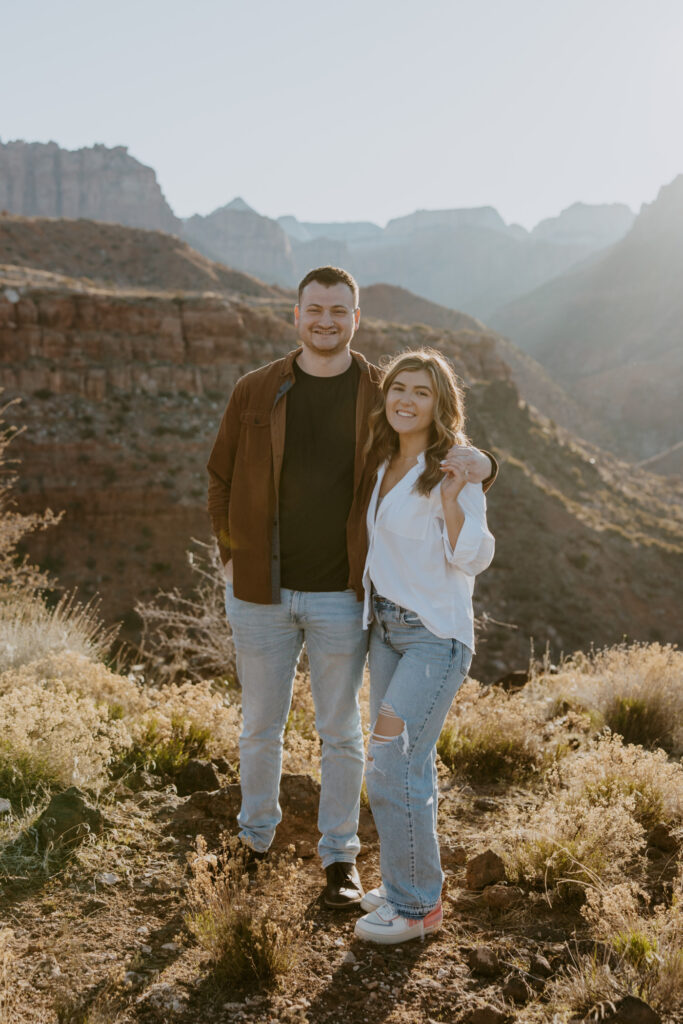 Eric and Diana | Zion National Park Proposal | Southern Utah Wedding and Elopement Photographer, Emily Dawn Photo