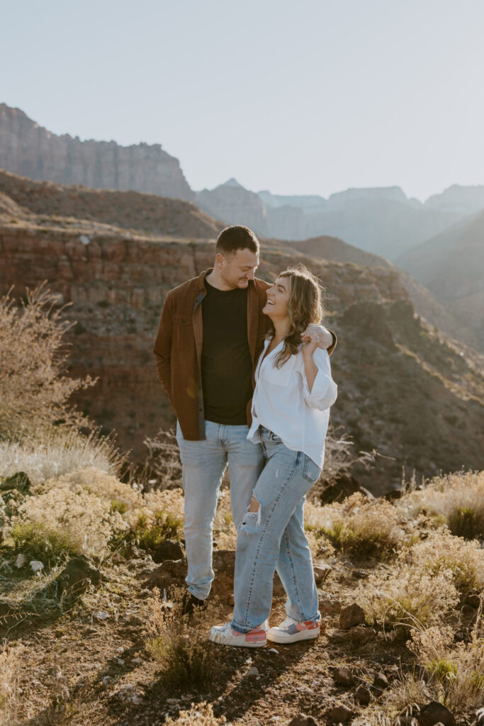 Eric and Diana | Zion National Park Proposal | Southern Utah Wedding and Elopement Photographer, Emily Dawn Photo