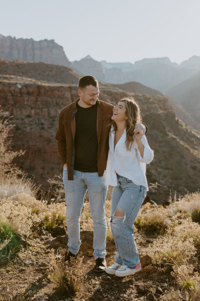 Eric and Diana | Zion National Park Proposal | Southern Utah Wedding and Elopement Photographer, Emily Dawn Photo