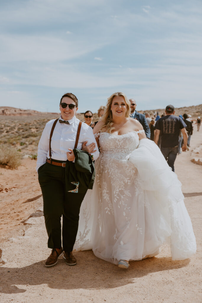 Ally and Ashley | Horseshoe Bend Elopement | Page, Arizona | Southern Utah Wedding and Elopement Photographer, Emily Dawn Photo