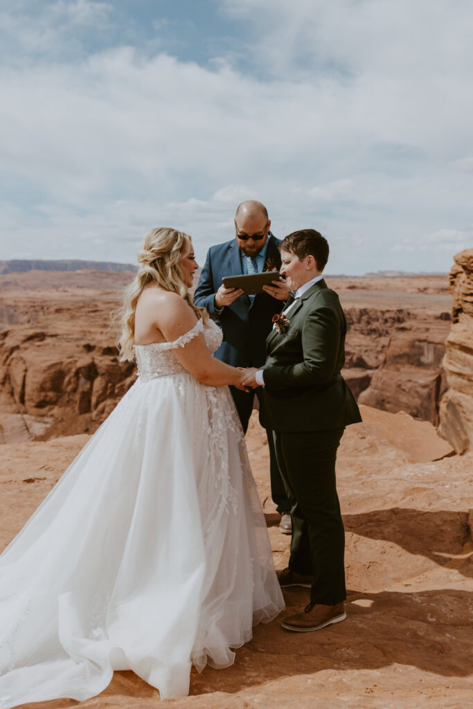 Ally and Ashley | Horseshoe Bend Elopement | Page, Arizona | Southern Utah Wedding and Elopement Photographer, Emily Dawn Photo