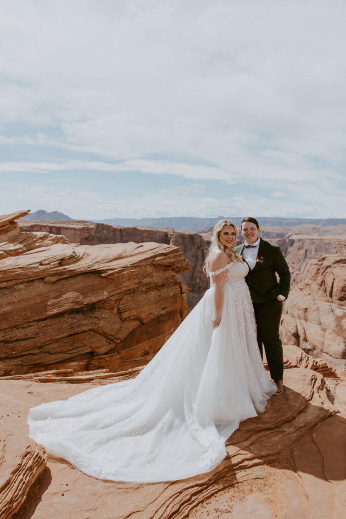 Ally and Ashley | Horseshoe Bend Elopement | Page, Arizona | Southern Utah Wedding and Elopement Photographer, Emily Dawn Photo