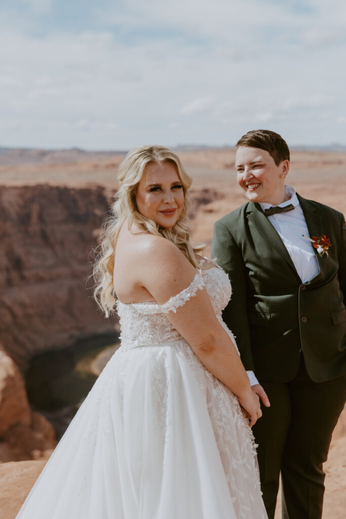 Ally and Ashley | Horseshoe Bend Elopement | Page, Arizona | Southern Utah Wedding and Elopement Photographer, Emily Dawn Photo