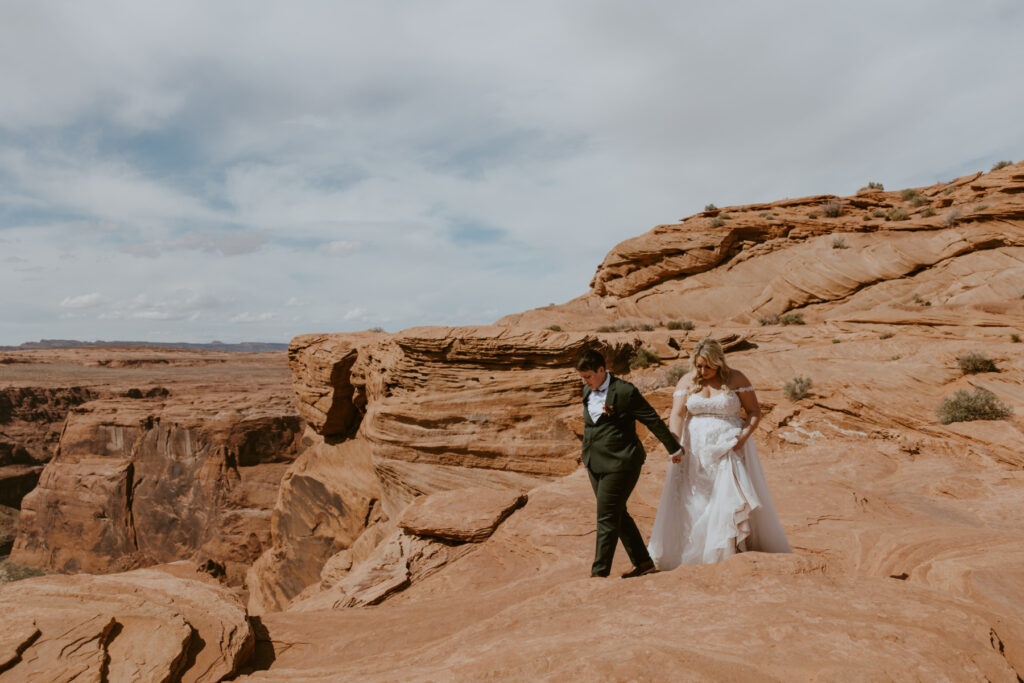 Ally and Ashley | Horseshoe Bend Elopement | Page, Arizona | Southern Utah Wedding and Elopement Photographer, Emily Dawn Photo