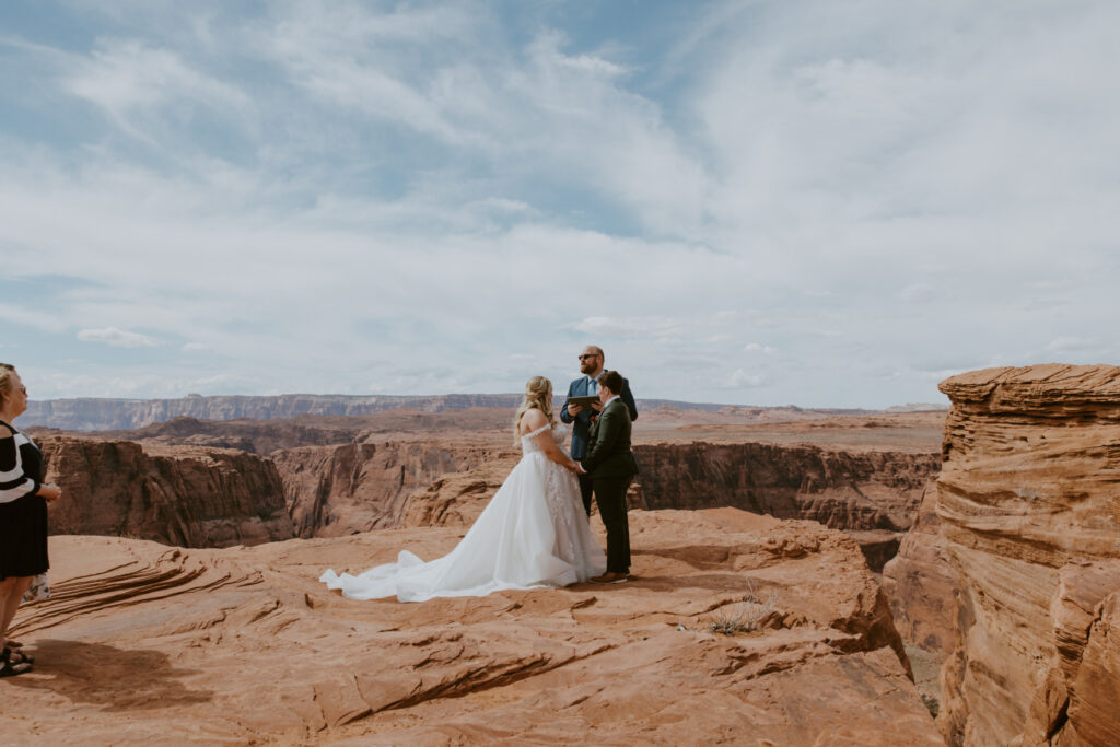 Ally and Ashley | Horseshoe Bend Elopement | Page, Arizona | Southern Utah Wedding and Elopement Photographer, Emily Dawn Photo