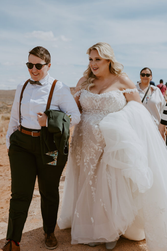 Ally and Ashley | Horseshoe Bend Elopement | Page, Arizona | Southern Utah Wedding and Elopement Photographer, Emily Dawn Photo