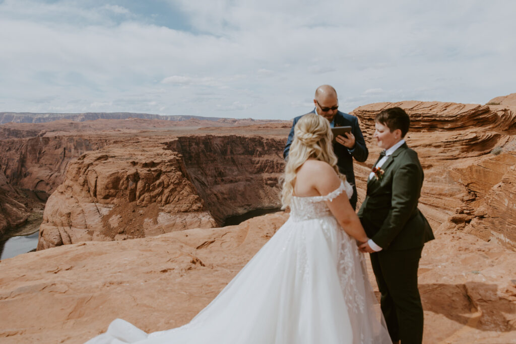 Ally and Ashley | Horseshoe Bend Elopement | Page, Arizona | Southern Utah Wedding and Elopement Photographer, Emily Dawn Photo