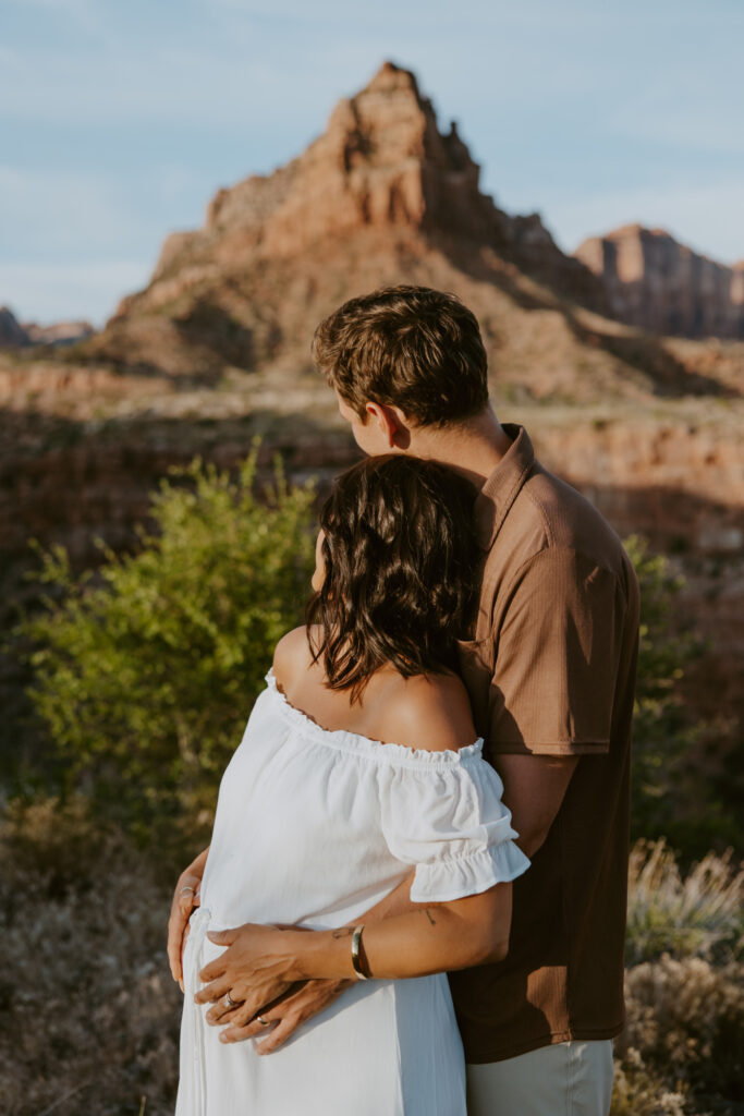 Casey and Kyle | Zion National Park Maternity Photoshoot | Virgin, Utah | Southern Utah Wedding and Elopement Photographer, Emily Dawn Photo