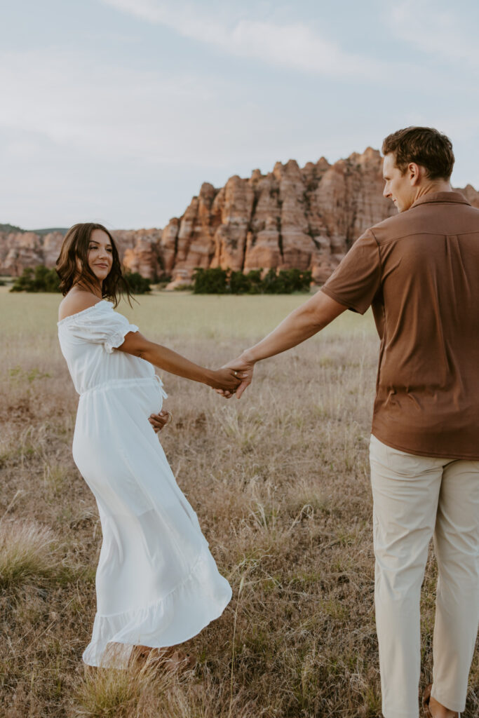 Casey and Kyle | Zion National Park Maternity Photoshoot | Virgin, Utah | Southern Utah Wedding and Elopement Photographer, Emily Dawn Photo