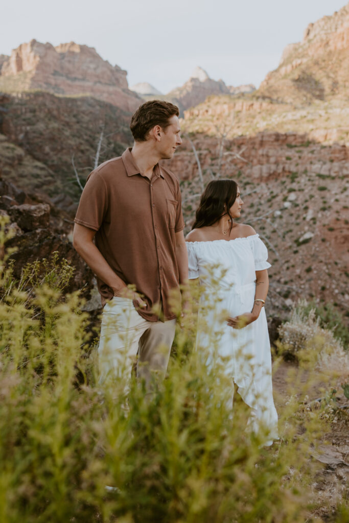 Casey and Kyle | Zion National Park Maternity Photoshoot | Virgin, Utah | Southern Utah Wedding and Elopement Photographer, Emily Dawn Photo