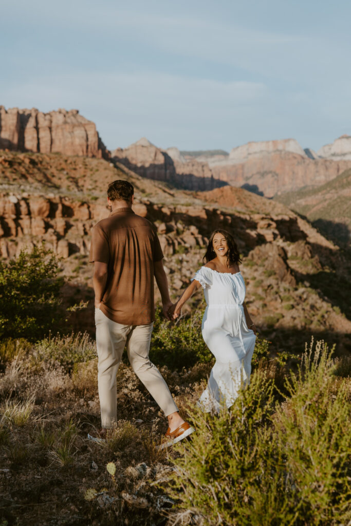 Casey and Kyle | Zion National Park Maternity Photoshoot | Virgin, Utah | Southern Utah Wedding and Elopement Photographer, Emily Dawn Photo