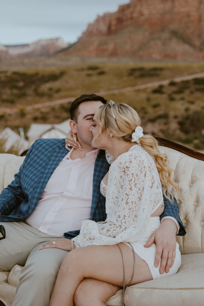 Elizabeth and Karl | Under Canvas Zion Wedding Rehearsal Dinner | Virgin, Utah | Emily Dawn Photo | Southern Utah Wedding and Elopement Photographer | Zion Wedding Photographer