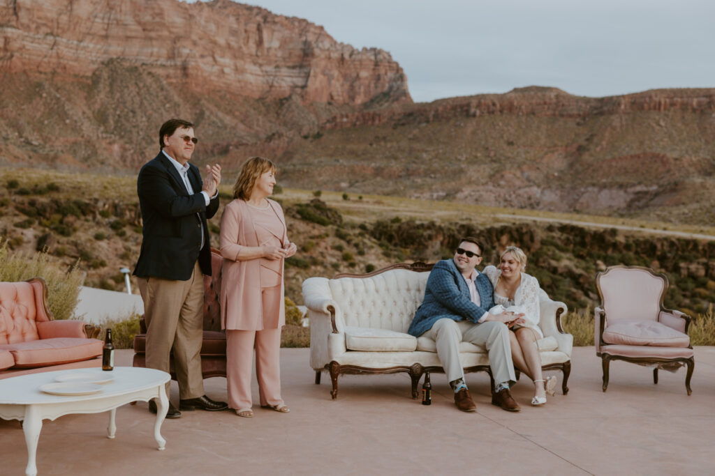 Elizabeth and Karl | Under Canvas Zion Wedding Rehearsal Dinner | Virgin, Utah | Emily Dawn Photo | Southern Utah Wedding and Elopement Photographer | Zion Wedding Photographer