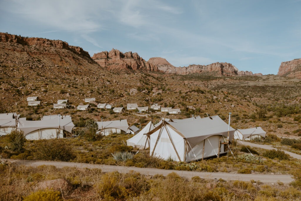 Elizabeth and Karl | Under Canvas Zion Wedding Rehearsal Dinner | Virgin, Utah | Emily Dawn Photo | Southern Utah Wedding and Elopement Photographer | Zion Wedding Photographer