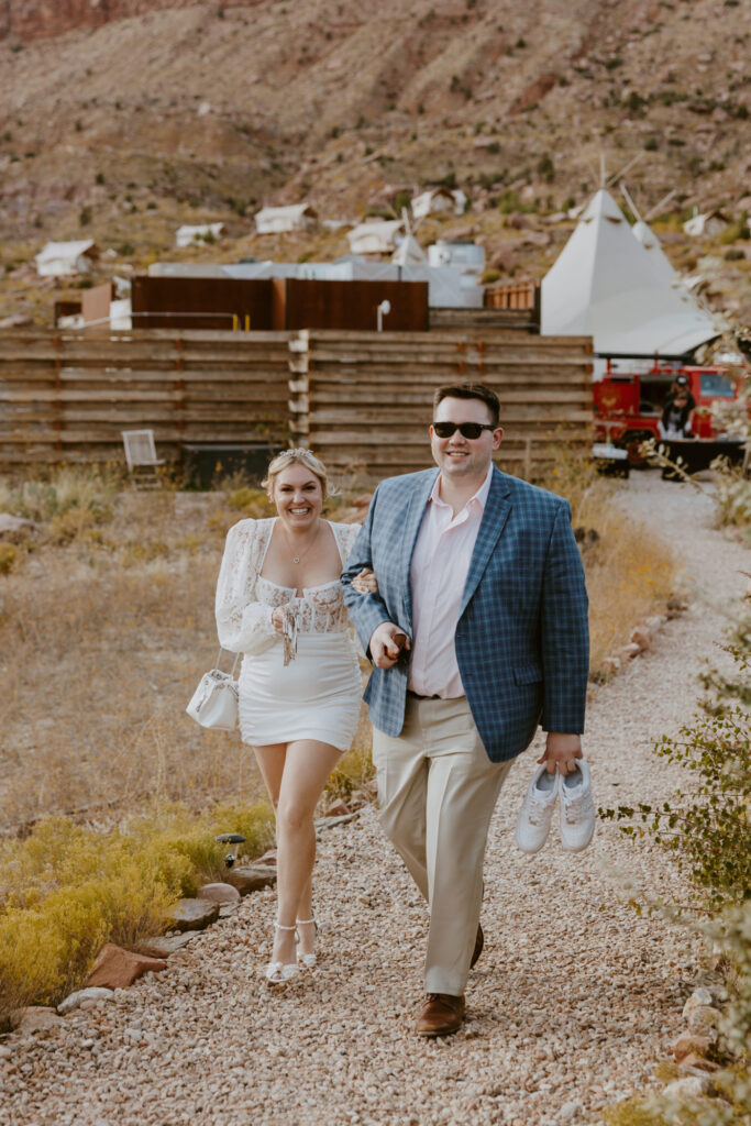 Elizabeth and Karl | Under Canvas Zion Wedding Rehearsal Dinner | Virgin, Utah | Emily Dawn Photo | Southern Utah Wedding and Elopement Photographer | Zion Wedding Photographer