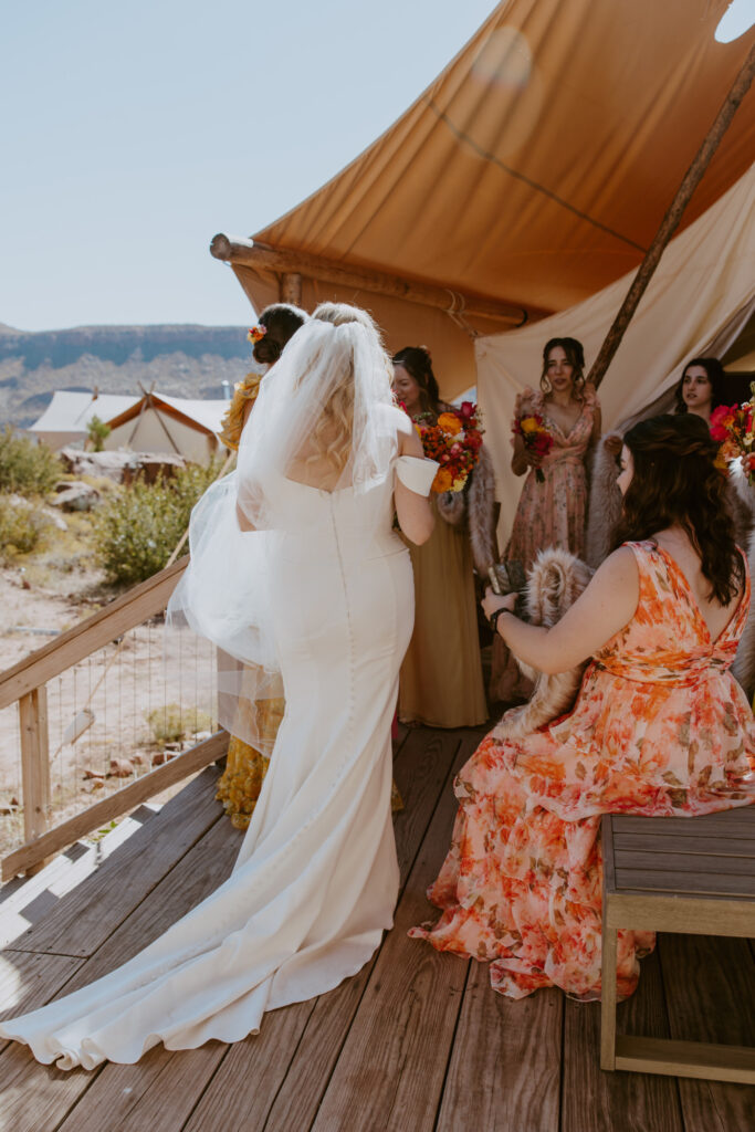 Elizabeth and Karl | Under Canvas Zion Wedding | Southern Utah Wedding and Elopement Photographer, Emily Dawn Photo