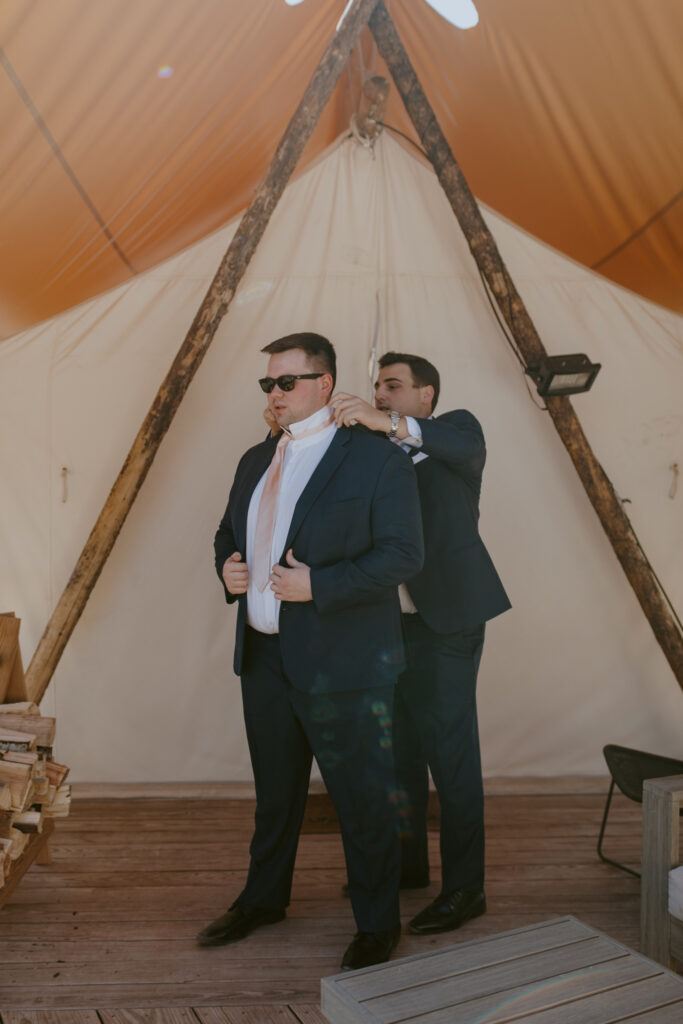 Elizabeth and Karl | Under Canvas Zion Wedding | Southern Utah Wedding and Elopement Photographer, Emily Dawn Photo