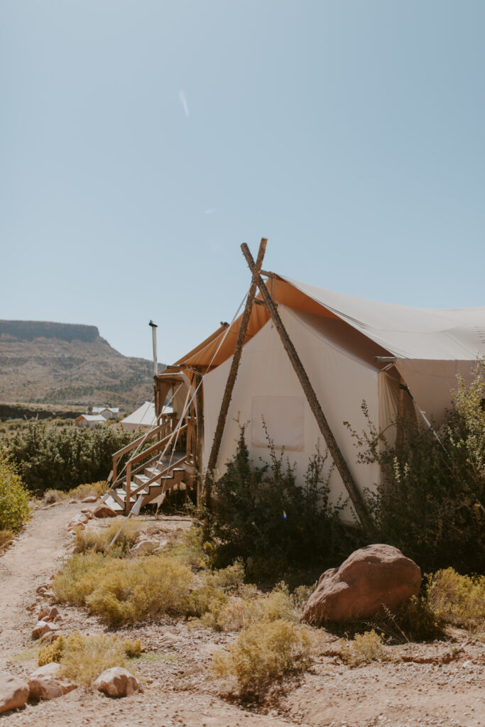 Elizabeth and Karl | Under Canvas Zion Wedding | Southern Utah Wedding and Elopement Photographer, Emily Dawn Photo