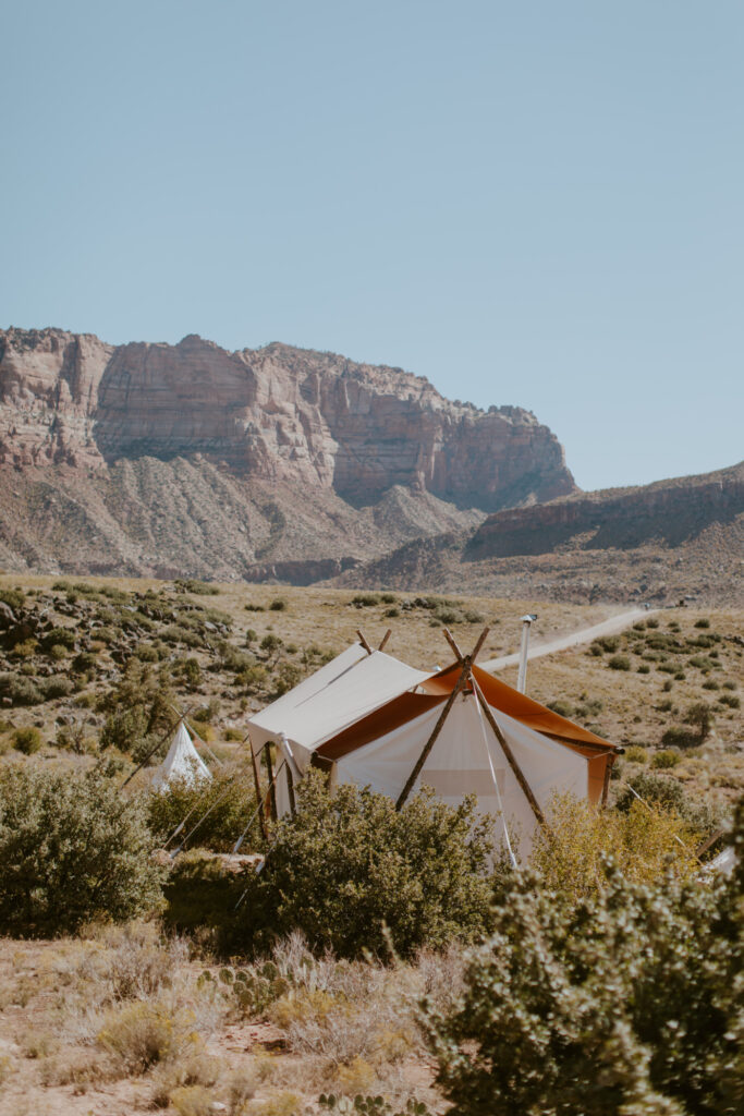 Elizabeth and Karl | Under Canvas Zion Wedding | Southern Utah Wedding and Elopement Photographer, Emily Dawn Photo