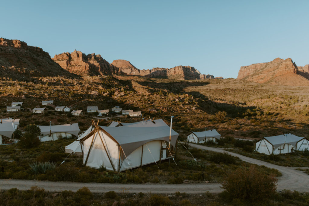 Elizabeth and Karl | Under Canvas Zion Wedding | Southern Utah Wedding and Elopement Photographer, Emily Dawn Photo