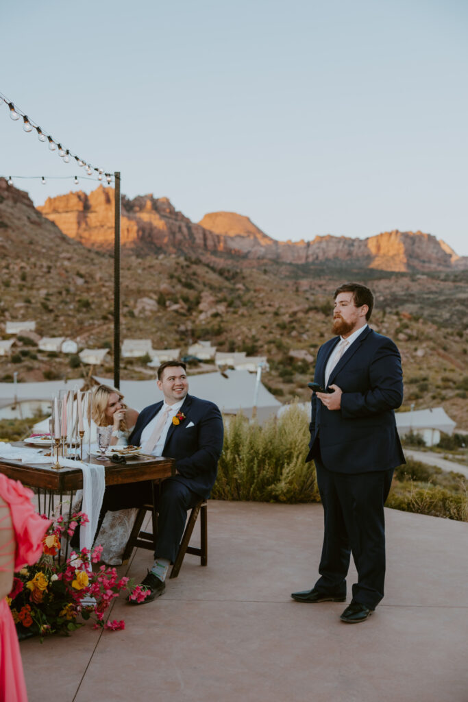 Elizabeth and Karl | Under Canvas Zion Wedding | Southern Utah Wedding and Elopement Photographer, Emily Dawn Photo