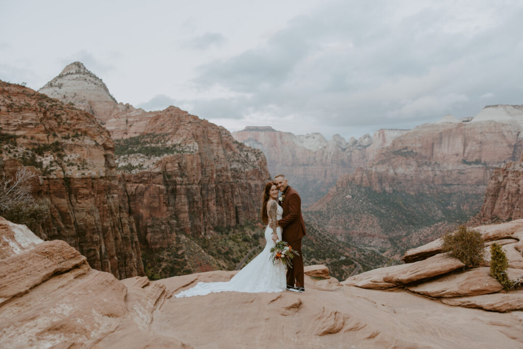 Kaitlyn and Sam | Zion National Park, Temple of Sinawava Wedding | Southern Utah Wedding and Elopement Photographer, Emily Dawn Photo