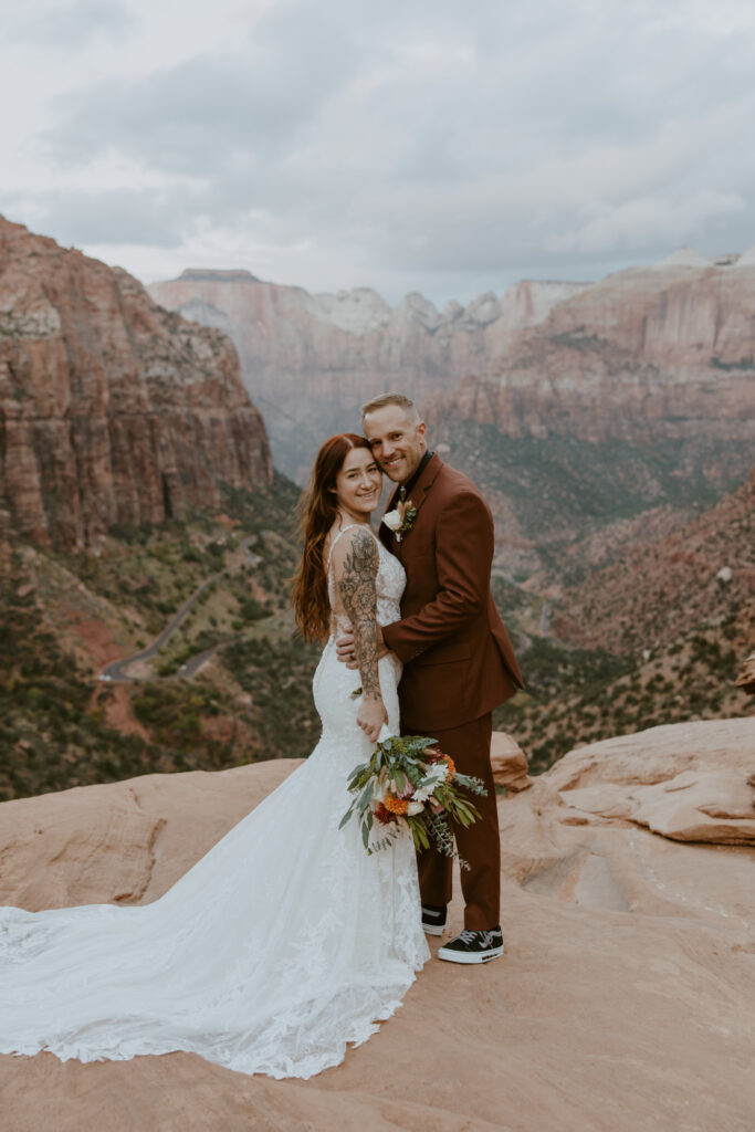 Kaitlyn and Sam | Zion National Park, Temple of Sinawava Wedding | Southern Utah Wedding and Elopement Photographer, Emily Dawn Photo