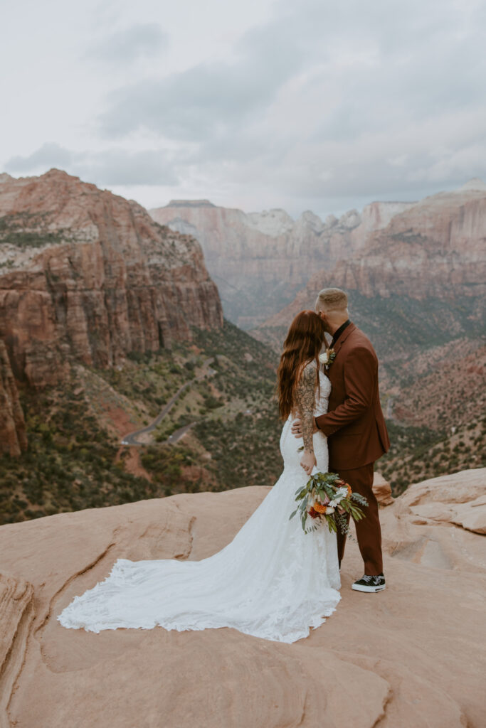 Kaitlyn and Sam | Zion National Park, Temple of Sinawava Wedding | Southern Utah Wedding and Elopement Photographer, Emily Dawn Photo