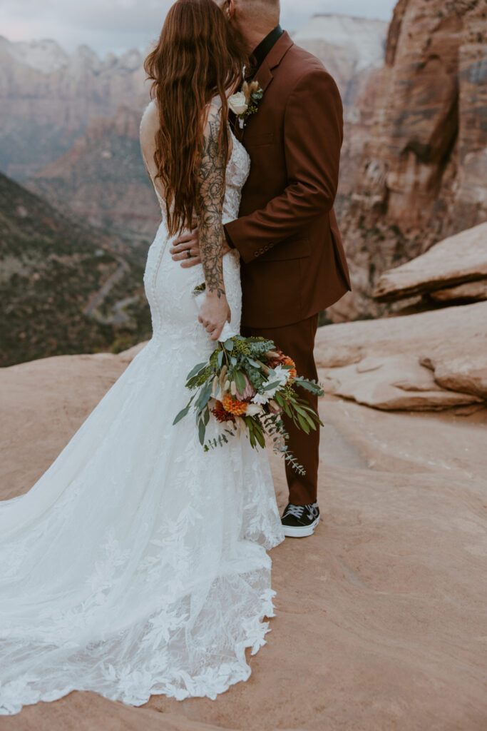 Kaitlyn and Sam | Zion National Park, Temple of Sinawava Wedding | Southern Utah Wedding and Elopement Photographer, Emily Dawn Photo