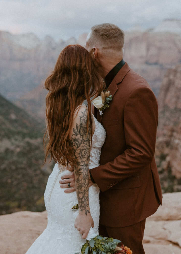 Kaitlyn and Sam | Zion National Park, Temple of Sinawava Wedding | Southern Utah Wedding and Elopement Photographer, Emily Dawn Photo